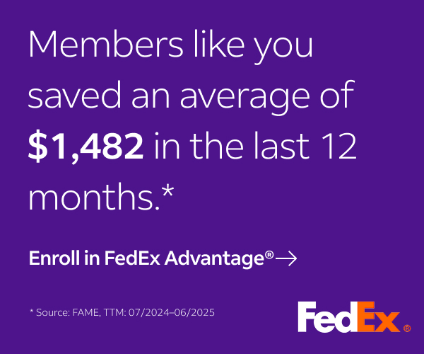 FedEx Annual Savings